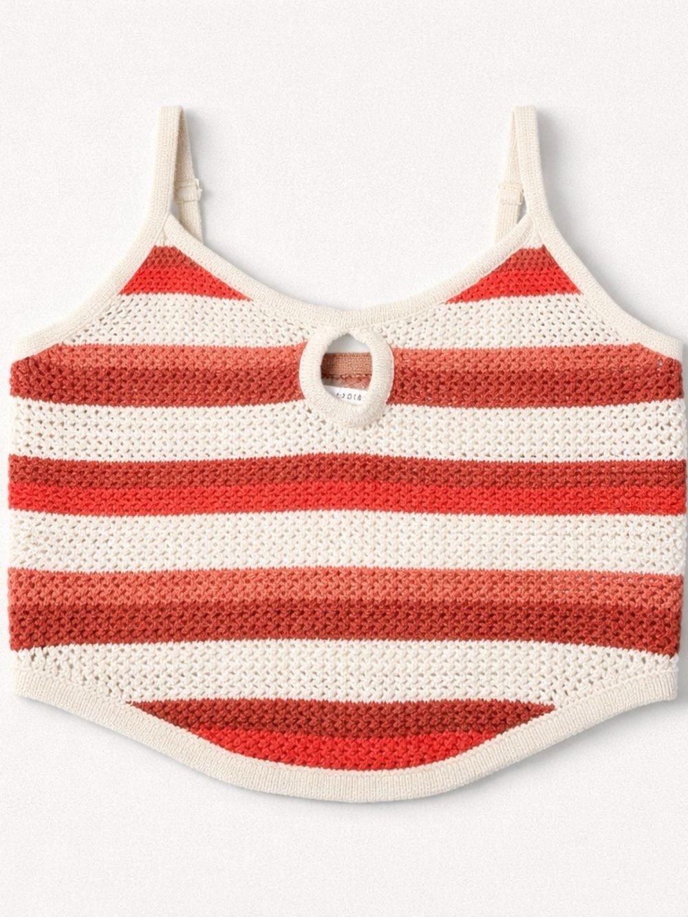 American Eagle Knitted Striped Crop Top – Women’s Size Small